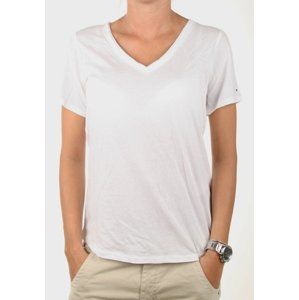 Tommy Hilfiger dámské bílé tričko Alessa - S (100)