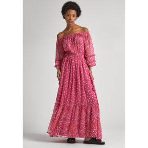 Pepe Jeans dámské růžové šaty MARLENE - M (363)