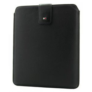 Tommy Hilfiger černý kožený obal na tablet Belle - OS (990BLAC)