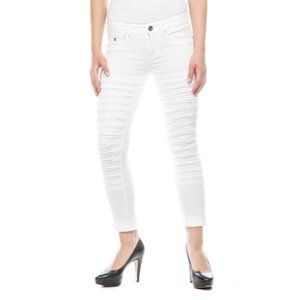 Pepe Jeans dámské bílé džíny Vista- KAZOVÉ