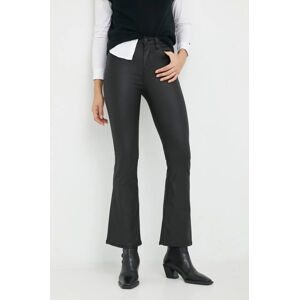 Pepe Jeans černé povoskované kalhoty  FLARE - 29/32 (0)