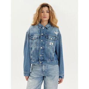 Calvin Klein dámská džínová bunda - L (1A4)