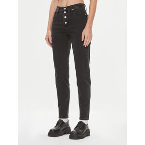 Calvin Klein dámské černé džíny  - 27/30 (1BY)