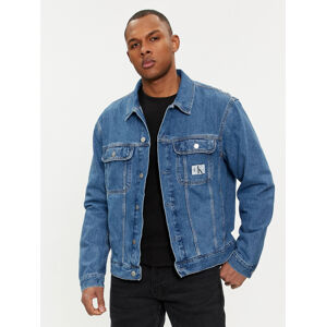 Calvin Klein pánská modrá džínová bunda - M (1A4)