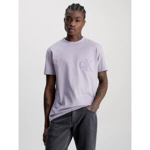 Calvin Klein pánské fialové tričko - L (PC1)