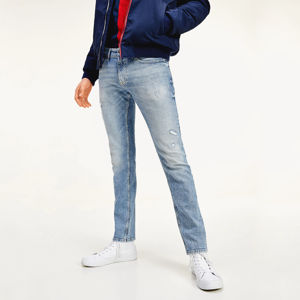 Tommy Jeans pánské světlé modré džíny Scanton - 36/34 (1AB)