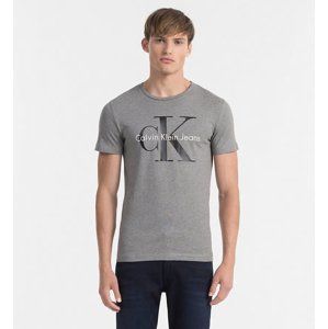 Calvin Klein pánské šedé tričko - L (25)