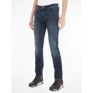 Tommy Jeans pánské tmavě modré džíny. - 32/32 (1BK)