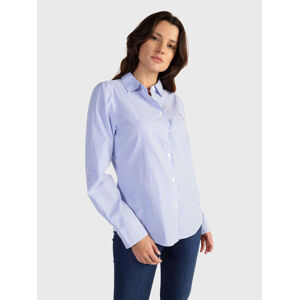 Tommy Hilfiger dámská modrá košile Essential - 34 (0A5)