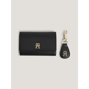 Tommy HIlfiger dámská černá peněženka s klíčenkou - OS (BDS)