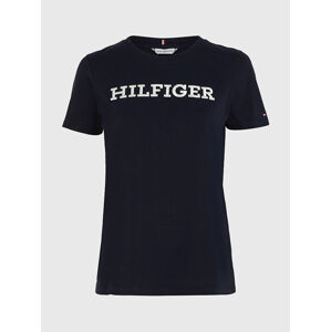 Tommy Hilfiger dámské tmavě modré tričko - XS (DW5)