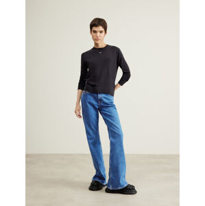 Tommy Jeans dámský černý tenký svetr - L (BDS)