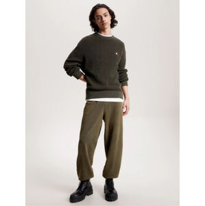 Tommy Jeans pánský khaki svetr  - XL (MR1)