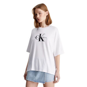 Calvin Klein dámské bílé tričko - XS (BEH)