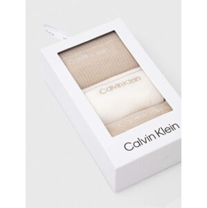Calvin Klein dámské ponožky 3pack - ONE (002)