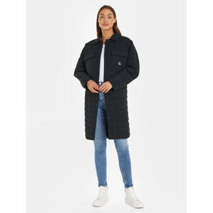 Calvin Klein dámský černý přechodový kabát - S (BEH)