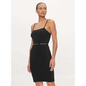 Calvin Klein dámské černé letní šaty - L (BEH)
