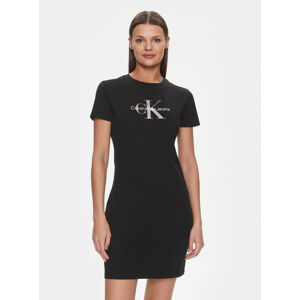 Calvin Klein dámské černé šaty - L (YAF)