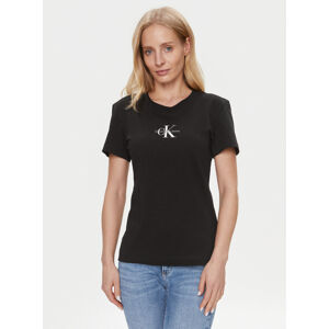 Calvin Klein dámské černé tričko - XS (BEH)