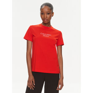 Calvin Klein dámské červené tričko - XL (XA7)