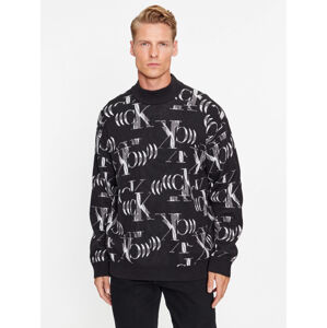 Calvin Klein pánský černý svetr - XL (0GS)