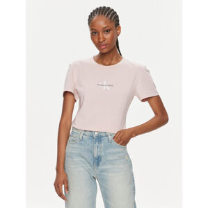 Calvin Klein dámské růžové tričko - XL (TF6)