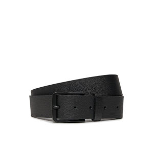 Calvin Klein pánský černý kožený pásek - 105 (01B)