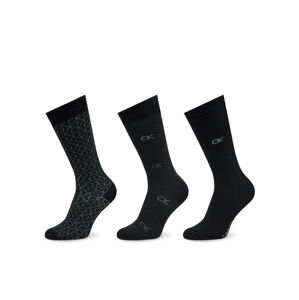 Calvin Klein pánské černé ponožky 3pack