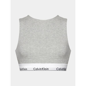 Calvin Klein dámská šedá podprsenka - XL (P7A)