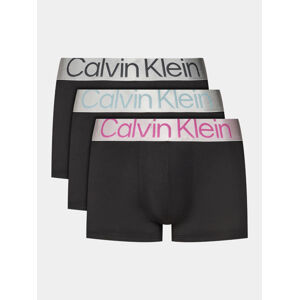 Calvin Klein pánské černé boxerky 3pack - XL (MHQ)