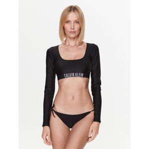 Calvin Klein dámský černý plavkový top - L (BEH)