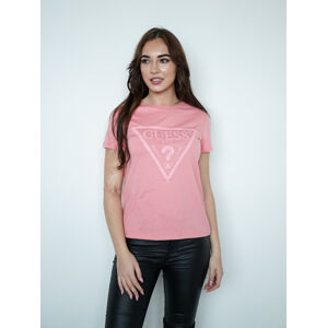 Guess dámské růžové tričko - M (G63U)