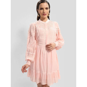 Guess dámské růžové šaty - XS (F6W9)