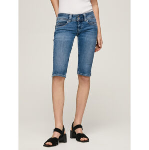 Pepe Jeans dámské modré džínové šortky - 28 (000)