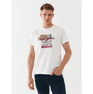 Pepe Jeans pánské bílé tričko - XL (803)