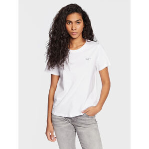 Pepe Jeans dámské bílé tričko Wendy - S (800)