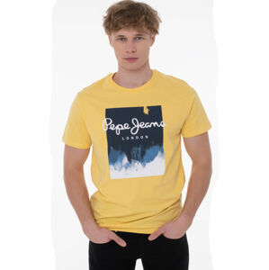 Pepe Jeans pánské žluté tričko - XL (039)