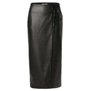 Salsa Jeans dámská černá kožená sukně - L (000)