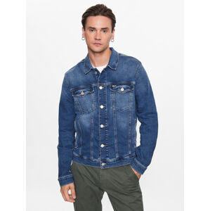 Tommy Jeans pánská modrá džínová bunda - XXL (1A5)