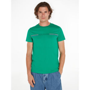 Tommy Hilfiger pánské zelené tričko  - XL (L4B)