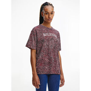 Tommy Hilfiger dámské vzorované tričko - XS (01K)