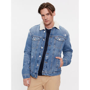 Tommy Jeans pánská modrá džínová bunda