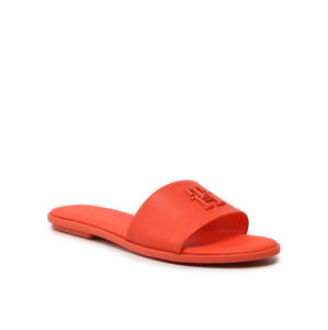 Tommy Hilfiger dámské oranžové pantofle