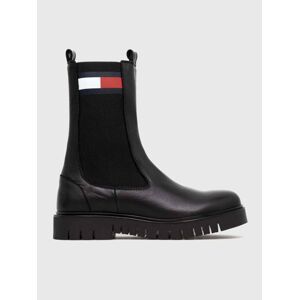 Tommy Jeans dámské černé boty Chelsea - 38 (BDS)